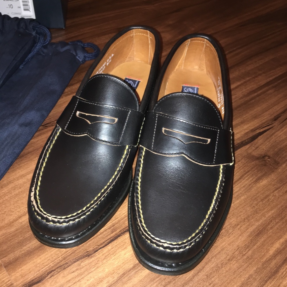 Black Cold Haan Leather Loafers